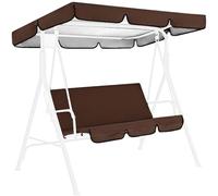Fodera per cuscino per altalena da portico - 59 x 20 x 4 pollici Fodera per cuscino di ricambio per altalena da patio a 3 posti con coperture per tettoia, protezione impermeabile per amaca per