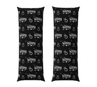 Fodera per cuscino per il corpo 20x54 pollici, cuore d'amore, diamanti, sposa, moglie, lussuosa e accogliente federa lunga con cerniera, morbida federa rettangolare per divano, letto, casa, hotel