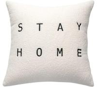 Fodera per Cuscino Ricamata Nordica Federa per Cuscino in Peluche per La Casa Cuscini Decorativi per Divano, F-Cushion Cover, 45 x 45 cm (Pack of 1)