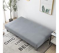 Fodera per Divano Letto Senza Braccioli 2/3/1 Posti Elasticizzato Copertura Divano Grigio Nero Copridivano Senza Braccioli Teli Estivi Universali per Animali