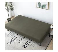 Fodera per Divano Letto Senza Braccioli 2/3/1 Posti Elasticizzato Copertura Divano Grigio Nero Copridivano Senza Braccioli Teli Estivi Universali per Animali