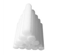 Fodera per divano, lunghezza 27 cm, antiscivolo, inserti in schiuma, con rullo di fissaggio, per copridivano, con clip, per riempire gli spazi vuoti, facile da installare (diametro 2,5 cm, 10 pezzi)