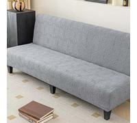 Fodera Per Divano Senza Braccioli 3/4/2 Posti Senza Braccioli Elasticizzato, Copridivano Letto Estraibile Lavabile, Coperture Divano Clic Clac Antiscivolo Completa Pieghevole Divano Protezione(A,190-2