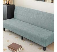 Fodera Per Divano Senza Braccioli 3/4/2 Posti Senza Braccioli Elasticizzato, Copridivano Letto Estraibile Lavabile, Coperture Divano Clic Clac Antiscivolo Completa Pieghevole Divano Protezione(B,120-1