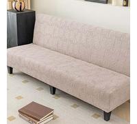 Fodera Per Divano Senza Braccioli 3/4/2 Posti Senza Braccioli Elasticizzato, Copridivano Letto Estraibile Lavabile, Coperture Divano Clic Clac Antiscivolo Completa Pieghevole Divano Protezione(D,190-2