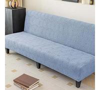 Fodera Per Divano Senza Braccioli 3/4/2 Posti Senza Braccioli Elasticizzato, Copridivano Letto Estraibile Lavabile, Coperture Divano Clic Clac Antiscivolo Completa Pieghevole Divano Protezione(E,150-1