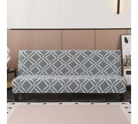 Fodera Per Futon Coperture Divano Clic Clac 2/1/4 Posti Universale Fodera Per Divano Senza Braccioli Elasticizzato Copridivano Senza Braccioli Con Gonna Copri Divano Senza Bracciolo Pieghevole(L,190-2