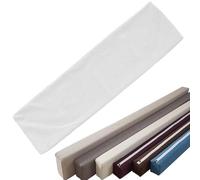 Fodera per il Riempitore delle Fessure Della Materasso per Singolo/Matrimoniale/King Size, Tessuto di Lino Morbido, Fodera Protettiva per Strisce di Schiuma con Cerniera e Lavabile(Bianco,120x20x20cm)