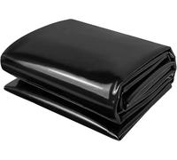 Fodera per Laghetti in Hdpe 0,12 Mm Membrana Impermeabile Resistente Ai Raggi UV Skin per Stagni per Pesci, Cascata, Giochi d'Acqua, Film Durevole Facile da Tagliare, 2.5x8m(8.2x26ft)