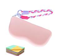 Fodera per Occhiali da Sole con Laccio da Polso - Custodia Morbida in Silicone per Occhiali | Borsetta Leggera Elegante Antigraffio con Cerniera per Uomo e Donna per Esterno Shopping Auto Spiaggia Via