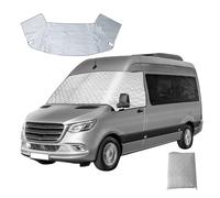 Fodera per parabrezza rinforzata per Mercedes Sprinter 2006-2018, colore argento, antigelo, antipolvere, protezione solare per Sprinter 2006-2018