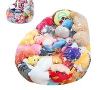 Fodera per poltrona a sacco - Fodera per sacco a saco, trasparente grande organizer per riporre sacchetti di fagioli di peluche, PVC vuoto impermeabile, coperture per animali di peluche per giocattol