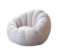 Fodera per poltrona a sacco, in morbido pile di ricambio per sedili in memory foam, imbottitura non inclusa, per pouf