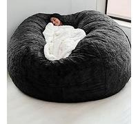 Fodera per poltrona a sacco oversize da 1,5/6/2,1 m, morbida e soffice, per il massimo comfort, poltrona gigante pigra (cuscino non incluso)