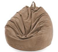 Fodera per pouf a forma di animali di peluche, lavabile in lavatrice, non necessita di imbottitura, si trasforma in poltrona a sacco extra large, ideale per organizzare giocattoli per bambini e