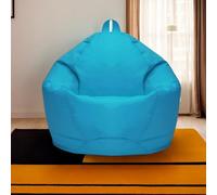 Fodera per pouf in velluto elasticizzato lavabile con cerniera per una facile rimozione e conservazione