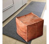 Fodera per Pouf Poggiapiedi Non Imbottito Pouf Portaoggetti Sgabello per Piedi