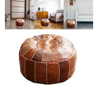 Fodera per Pouf Poggiapiedi Non Imbottito Pouf Portaoggetti Sgabello per Piedi