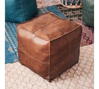 Fodera per Pouf Poggiapiedi Non Imbottito Pouf Portaoggetti Sgabello per Piedi