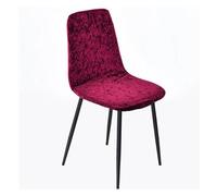 Fodera Per Sedia 1 pezzo coprisedie a conchiglia in tessuto di velluto coprisedia da bar elasticizzato protezione for sedia fodere for sedili sala pranzo for la casa arredamento dell'hotel(Color9)