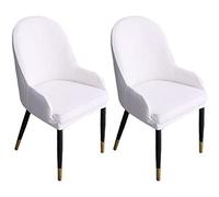 Fodera per Sedia da Pranzo Jacquard Fodere per Sedia con bracciolo Elasticizzato Set di 1/2/4/6 Fodere per Sedia Lavabili Rimovibili per Banchetti da Cucina Sedie per Hotel in casa FO