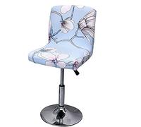 Fodera per Sgabello da Bar 2/4 Pezzi, Estensibile Fodere Coprisedia con Schienale Basso Lavabile e Rimovibile Elasticizzato, per Bar Copertura per Sedia da Sala da Pranzo (Color : #12, Size : 4pcs)