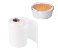 Fodera per torta, 7 cm x 50 m, rivestimento antiaderente per torta, piccolo rotolo di pergamena per torte, tortiera a molla e altro (10 cm x 50 m disponibile)