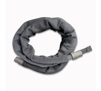 Fodera per tubo CPAP oxyhero - per evitare la formazione di fastidiosa condensa nei tubi CPAP, lunghezza ca. 190 cm, con cerniera lampo, antracite