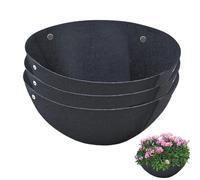 Fodera Per Vasi In Tessuto Rotondo - Rivestimento Per Vasi In Feltro Fodera Per Cesto Di Fiori In Tessuto Non Tessuto 3 Pezzi - Decorazione Da Giardino Accessori Cestino Piante Per Ma