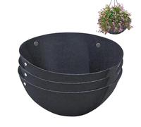 Fodera Per Vasi In Tessuto Rotondo - Rivestimento Per Vasi In Feltro Fodera Per Cesto Di Fiori In Tessuto Non Tessuto 3 Pezzi - Decorazione Da Giardino Accessori Cestino Piante Per Ma