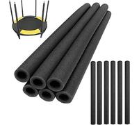 Fodera Protettiva for Cuscino for Trampolino in Schiuma da 12 Pezzi, Maniche in, for Pali del(Black)