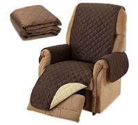 Fodera protettiva per divano Copridivano reversibile 3 posti trapunta con pieghe