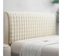 Fodera Protettive Testiere Copertura Testiera Letto Elasticizzato Antipolvere Copri Testata Del Letto Moderno King Size/matrimoniale/singolo Protezione Per Mobili, Lavabile-Beige||150 * 70cm