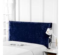 Fodera Protettive Testiere Copertura Testiera Letto Elastico Per Singolo/Matrimoniale/King Size Copri Testata Del Letto Antipolvere Moderna Copritestata Velluto Protettivo-Blue||75 * 160cm