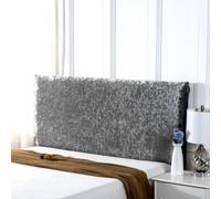 Fodera Protettive Testiere Copertura Testiera Letto Elastico Per Singolo/Matrimoniale/King Size Copri Testata Del Letto Antipolvere Moderna Copritestata Velluto Protettivo-Gray||75 * 150cm