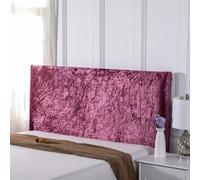 Fodera Protettive Testiere Copertura Testiera Letto Elastico Per Singolo/Matrimoniale/King Size Copri Testata Del Letto Antipolvere Moderna Copritestata Velluto Protettivo-Pink-2||75 * 190cm