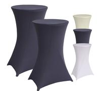 Fodera Tovaglia Stehtischhusse Tischhusse Tavolo Party Ø 60cm 2er Set Grigio