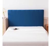 Fodera universale elasticizzata per testiera letto, imbottita, in pelle/legno, tutto incluso, per letto king size, matrimoniale, singolo, queen size (90-110 cm, blu 1)