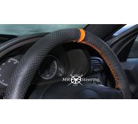 Fodera Volante Per Mercedes Sprinter In Pelle Perforata + Cinturino Arancione