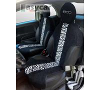 FODERE copri sedili SU MISURA COMPLETI modello ZEBRA per FIAT 500 2007>