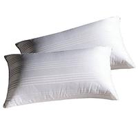 Fodere Copriguanciale Coppia Federe salva cuscino bianche 100% cotone con zip cm 50x80