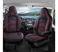 Fodere Coprisedili Adatto A per Mare Adriatico Roulotte (Nero Rosso) 432L02