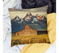 Fodere Cuscini Decorativi Mountains Machine Washable Set of 2 Traspirante Square Federe per