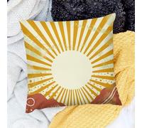 Fodere Cuscini Decorativi Sunburst Ultraand Design Set of 2 Morbida Square Federe per