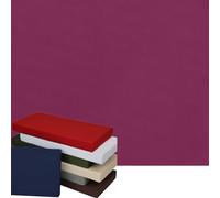 Fodere Impermeabili per Cuscini da Panca con Cerniera Fodere per Sedute Fodere di Ricambio per Cuscini di Mobili da Giardino per Interni/Esterni/Finestre/Divani (Viola 70X16X2 Pollici)