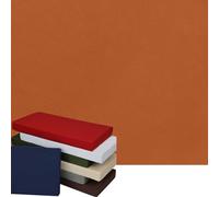 Fodere Impermeabili per Cuscini da Panca con Cerniera Fodere per Sedute Fodere di Ricambio per Cuscini di Mobili da Giardino per Interni/Esterni/Finestre/Divani (Caramello 55X14X2 Pollici)