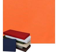 Fodere Impermeabili per Cuscini da Panca con Cerniera Fodere per Sedute Fodere di Ricambio per Cuscini di Mobili da Giardino per Interni/Esterni/Finestre/Divani (Arancione 43X12X2 Pollici)