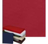 Fodere Impermeabili per Cuscini da Panca con Cerniera Fodere per Sedute Fodere di Ricambio per Cuscini di Mobili da Giardino per Interni/Esterni/Finestre/Divani (Bordeaux 99X46X5 Cm)