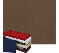 Fodere Impermeabili per Cuscini da Panca con Cerniera Fodere per Sedute Fodere di Ricambio per Cuscini di Mobili da Giardino per Interni/Esterni/Finestre/Divani (caffè 47X12X2 Pollici)