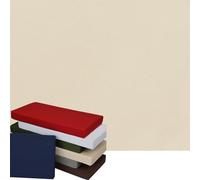 Fodere Impermeabili per Cuscini da Panca con Cerniera Fodere per Sedute Fodere di Ricambio per Cuscini di Mobili da Giardino per Interni/Esterni/Finestre/Divani (Crema 51X16X2 Pollici)